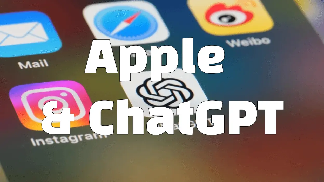 Imagem da logo do ChatGPT na tela do sistema IOS